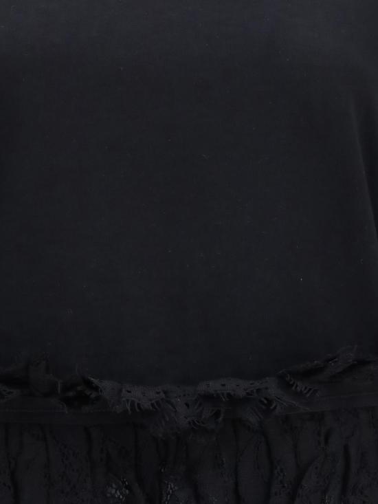 26FW 알렉산더 맥퀸 반팔 티셔츠 A000L5QLAEZ 1000 Black - ALEXANDER MCQUEEN