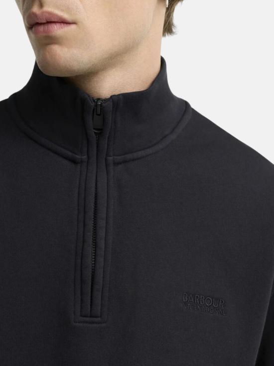 26FW 바버 긴팔 티셔츠 MOL0782 BK11 Black - BARBOUR