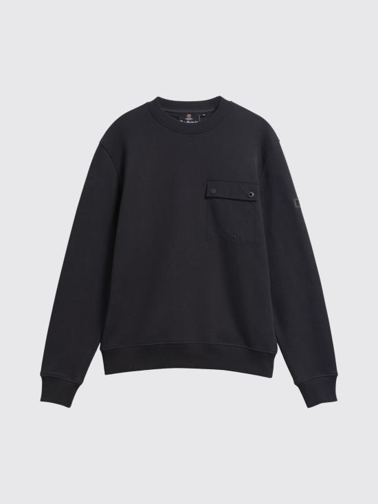 26FW 바버 긴팔 티셔츠 MOL0790 BK11 Black - BARBOUR