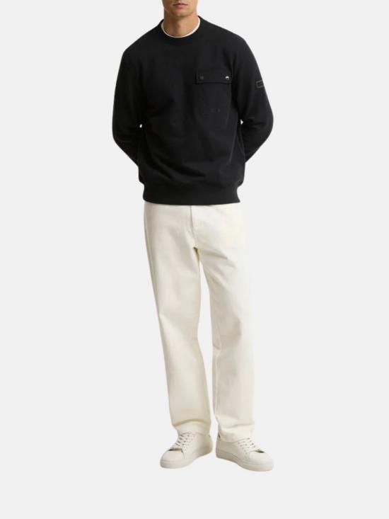 26FW 바버 긴팔 티셔츠 MOL0790 BK11 Black - BARBOUR