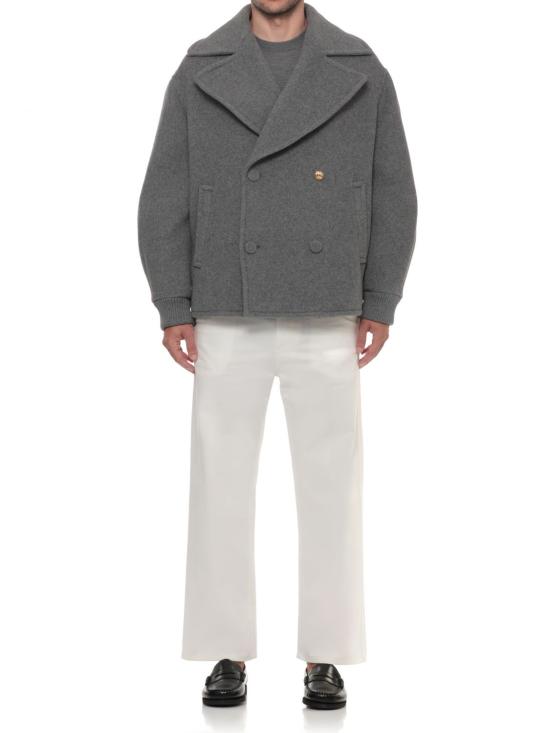 26FW 모스키노 코트 06205213 0505 Grey - MOSCHINO