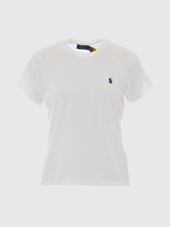 26FW 폴로 랄프로렌 클래식 핏 포니 로고 자수 티셔츠 211B14605 032 White - POLO RALPH LAUREN