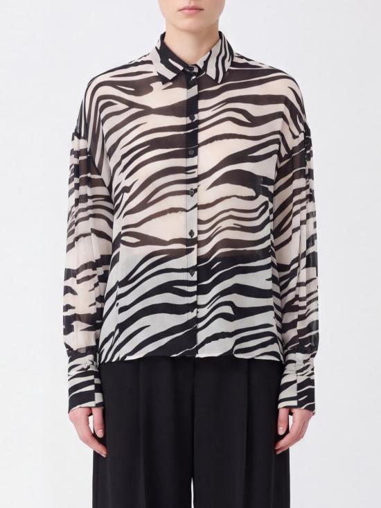 26FW 파트리지아페페 셔츠 2C0030C0279 J373 Black