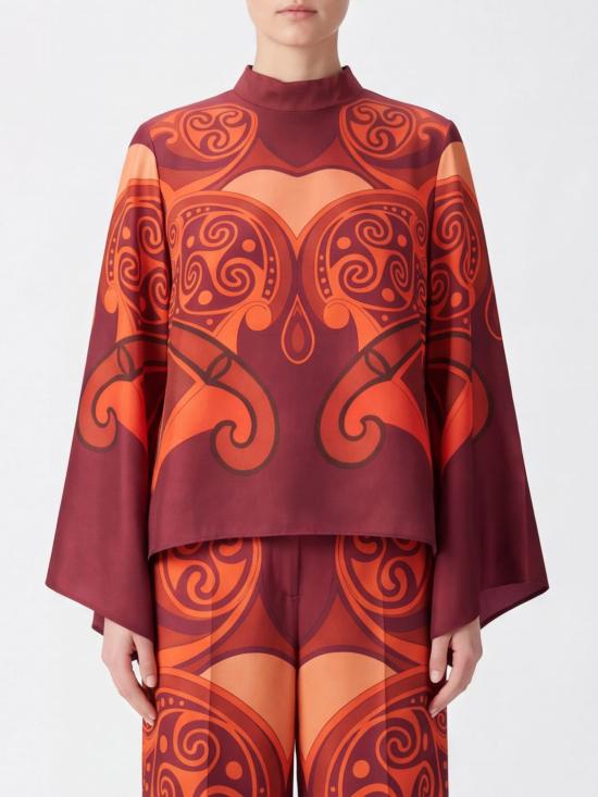 26FW 라 더블제이 탑 TOP0117SIL017ALC03 RE40 Red