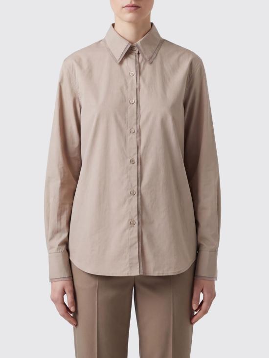 26FW 파비아나 필리피 셔츠 CAD216F233L582 0165 Brown