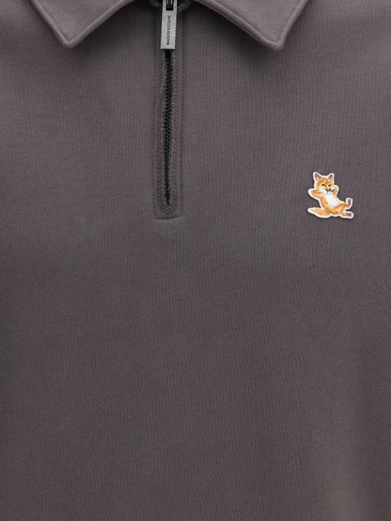 26FW 메종키츠네 폴로 티셔츠 MRMJS15KM0341 0438 Grey - MAISON KITSUNE