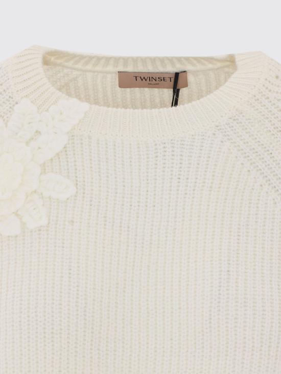 26FW 트윈셋 스웨터 262TT3190 00059 White - TWINSET
