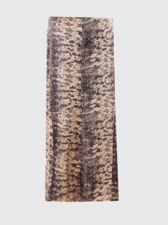 26FW 이자벨마랑 라렌 실크 미디 스커트 JU0575FAD4J12I 90BE Beige - ISABEL MARANT