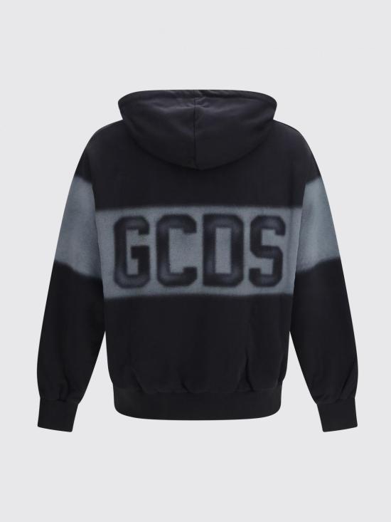26FW 지씨디에스 후드 티셔츠 C2MWQE233F034 999I Black - GCDS