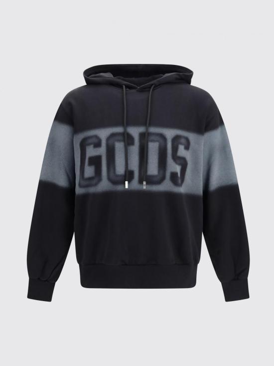 26FW 지씨디에스 후드 티셔츠 C2MWQE233F034 999I Black - GCDS