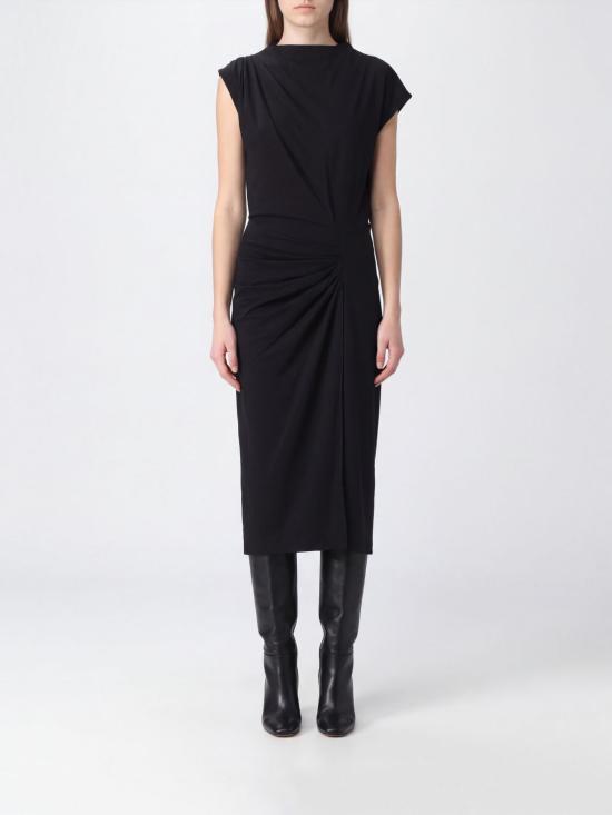 26FW 이자벨마랑에뚜왈 롱 원피스 RO0260FDD3K05E 01BK Black