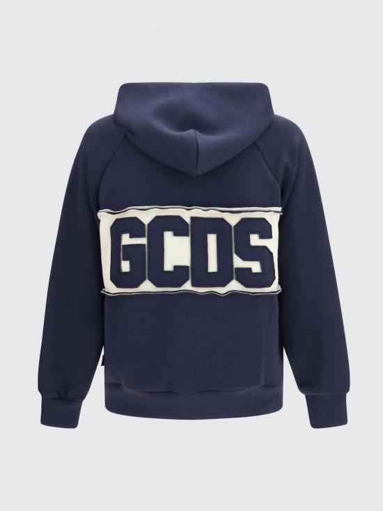 26FW 지씨디에스 후드 티셔츠 C2MWQF009K172 788U Navy - GCDS