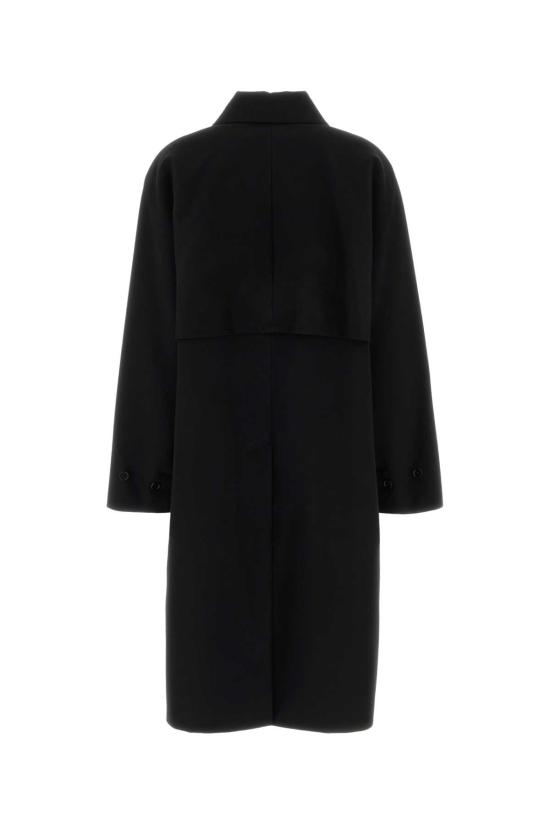 26FW 질샌더 트렌치 코트 J03SW0042J40365 001 Black - JIL SANDER