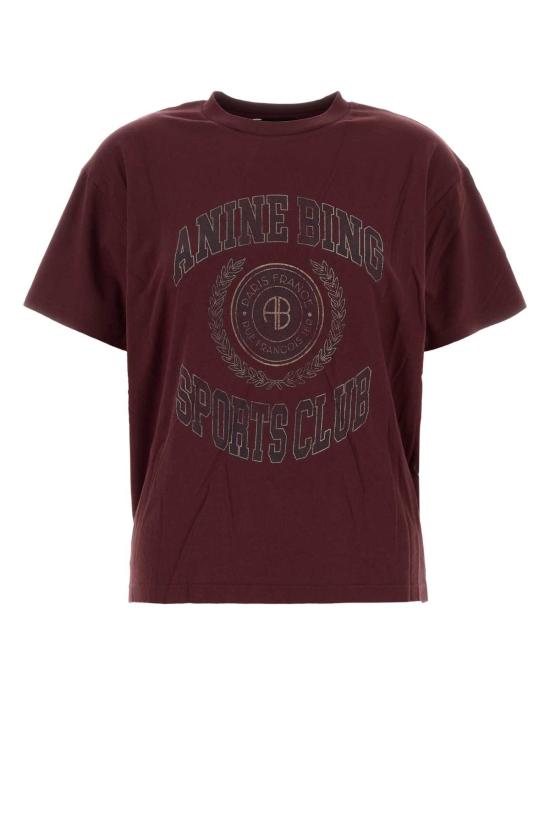 26FW 애니빙 반팔 티셔츠 A0812981 BGN27 Burgundy