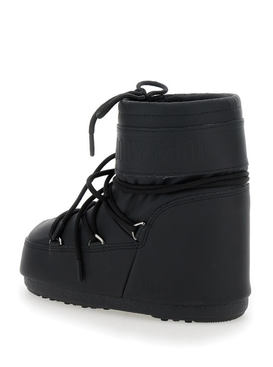 26FW 문부츠 아이콘 나일론 로우 부츠 80D1409380 N001 BLACK DOM - MOON BOOT