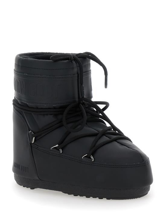 26FW 문부츠 아이콘 나일론 로우 부츠 80D1409380 N001 BLACK DOM - MOON BOOT