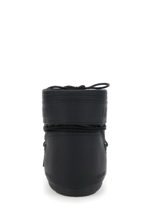 26FW 문부츠 아이콘 나일론 로우 부츠 80D1409380 N001 BLACK DOM - MOON BOOT