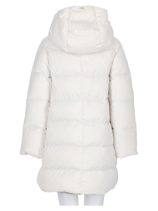 26FW 에르노 새틴 A-셰이프 재킷 PI1304D 12170Z1000 White - HERNO