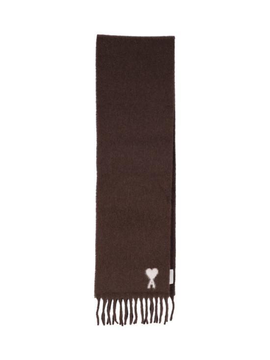 26FW 아미 알파카 아미 드 꾀흐 스카프 USF673 AW00042221 Brown