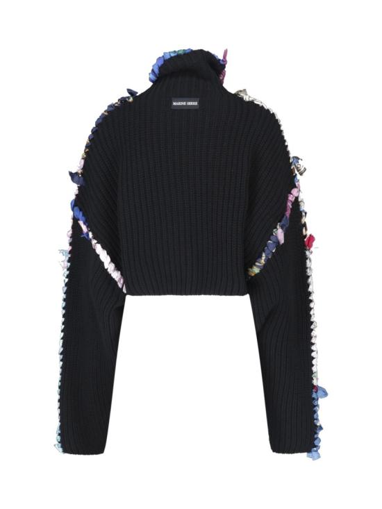 26FW 마린세르 니트웨어 WTK096A CKNI0552BK992 Black - MARINE SERRE