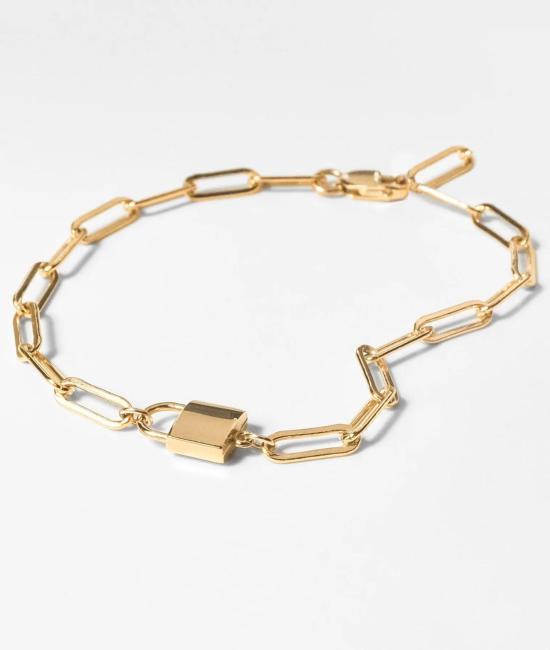  탯치 팔찌 Thatch Jessa Lock  14K 금도금 - THATCH