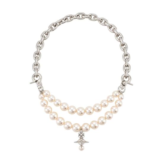 26FW 비비안웨스트우드 목걸이/팬던트 6301015Q 02P543 P543 SILVER