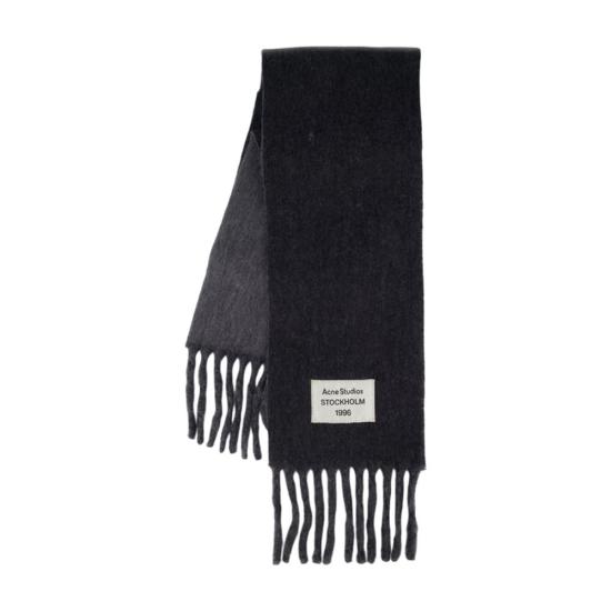 26FW 아크네 스튜디오 바이컬러 알파카 스카프 CA0343 DQH GREY - ACNE STUDIOS