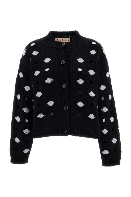 26FW 마르니 니트웨어 CDMD0465Q0UFZ422DON99 Black