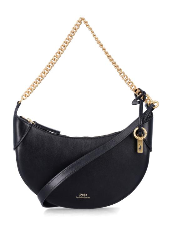 26FW 폴로 랄프로렌 폴로 ID 레더 미니 체인 백 428977210001 Black - POLO RALPH LAUREN