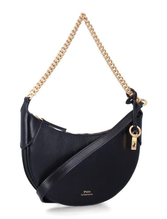 26FW 폴로 랄프로렌 폴로 ID 레더 미니 체인 백 428977210001 Black - POLO RALPH LAUREN