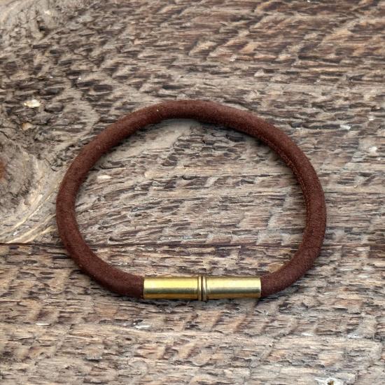  Tres Cuervos Leatherworks 브레이슬릿 트레스 쿠에르보스 레더웍스 플린트 스웨이드 싱글  레드 - OTHER BRANDS