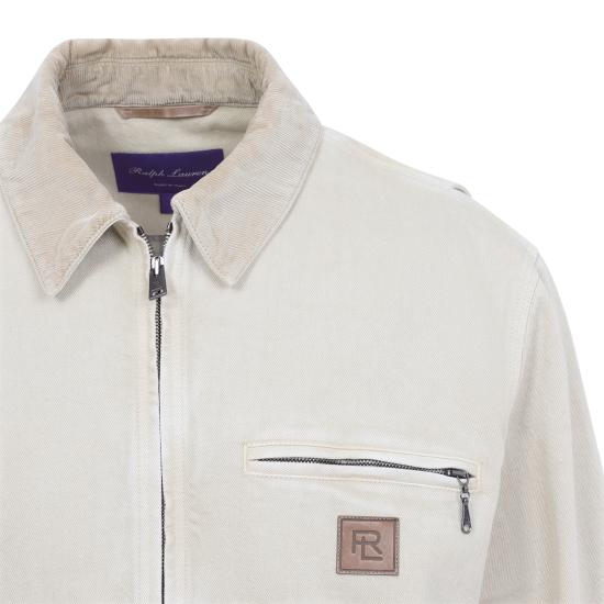 26FW 랄프로렌 퍼플라벨 봄버 자켓 790P17568001 FADED CHAMPAGNE - RALPH LAUREN PURPLE LABEL