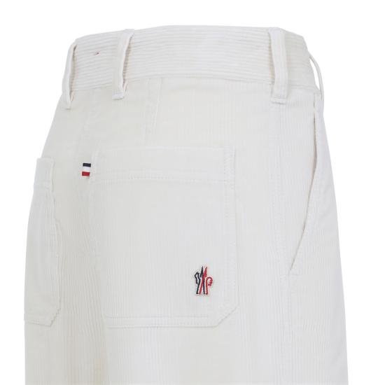 26FW 몽클레어 트레이닝/조거 팬츠 L20982A00003 595EO 035 WHITE - MONCLER