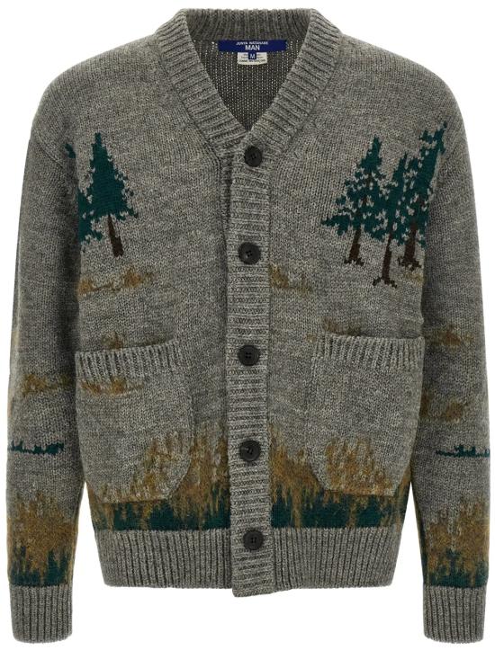 26FW 준야 와타나베 꼼데가르송 가디건 WRN006051 TOP GRAY