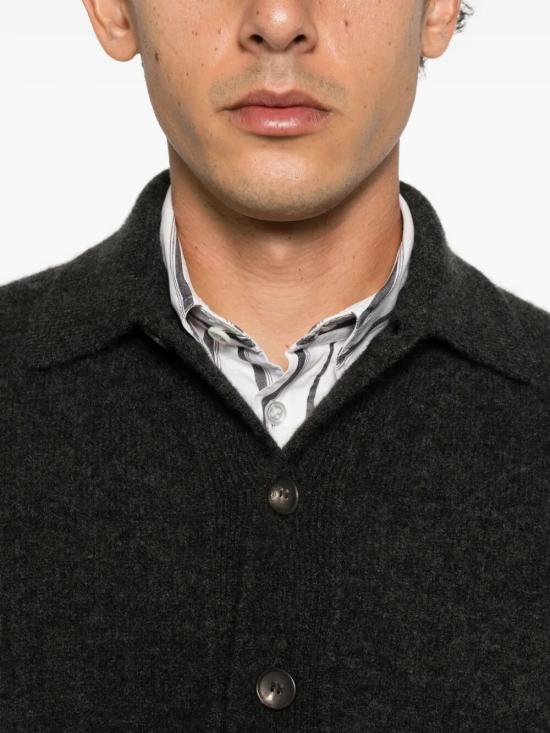 26FW 필리포 드 로렌티스 가디건 CA3ML CS7RG 970 GRAPHITE - FILIPPO DE LAURENTIIS