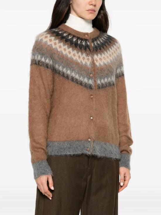 26FW 막스마라 스튜디오 가디건 2626346072600 002 TOBACCO - MAX MARA STUDIO