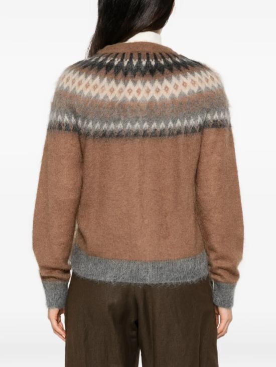 26FW 막스마라 스튜디오 가디건 2626346072600 002 TOBACCO - MAX MARA STUDIO