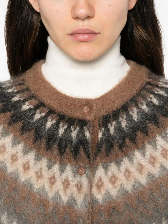 26FW 막스마라 스튜디오 가디건 2626346072600 002 TOBACCO - MAX MARA STUDIO