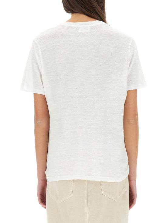  이자벨마랑에뚜왈 즈웰 로고 티셔츠 TS0001FB A1N10E20WH WHITE - ISABEL MARANT ETOILE