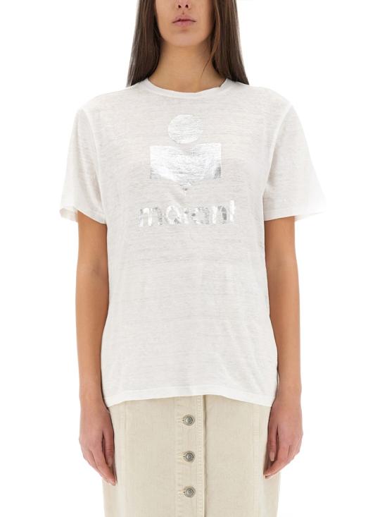  이자벨마랑에뚜왈 즈웰 로고 티셔츠 TS0001FB A1N10E20WH WHITE