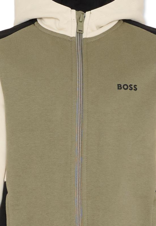 25FW [키즈] 보스 니트/스웻셔츠 J52322 724 GREEN - BOSS
