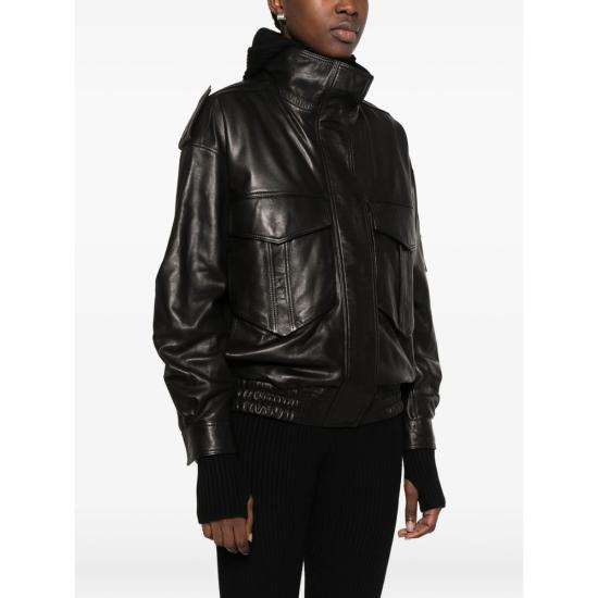 26FW 더프랭키샵 가죽 자켓 NAPA BLACK - THE FRANKIE SHOP