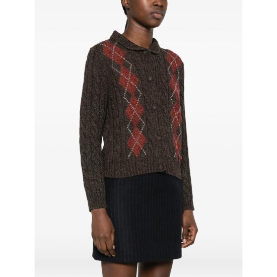 26FW 슈슈/통 가디건 MWDFTO38 IRI415 BN100 BROWN RED - SHUSHU/TONG
