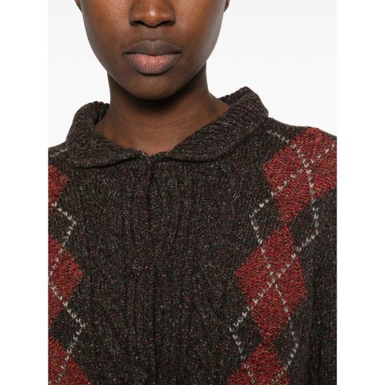 26FW 슈슈/통 가디건 MWDFTO38 IRI415 BN100 BROWN RED - SHUSHU/TONG