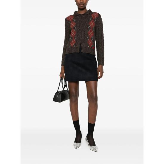 26FW 슈슈/통 가디건 MWDFTO38 IRI415 BN100 BROWN RED - SHUSHU/TONG