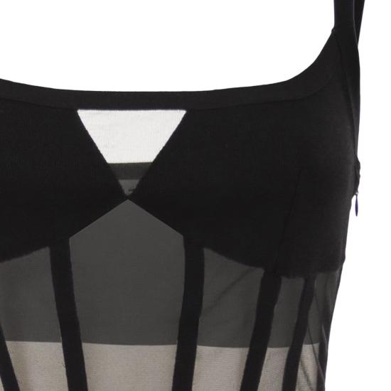 26FW 엘리자베타프랜치 미디 원피스 AM51S67E2 BLACK - ELISABETTA FRANCHI