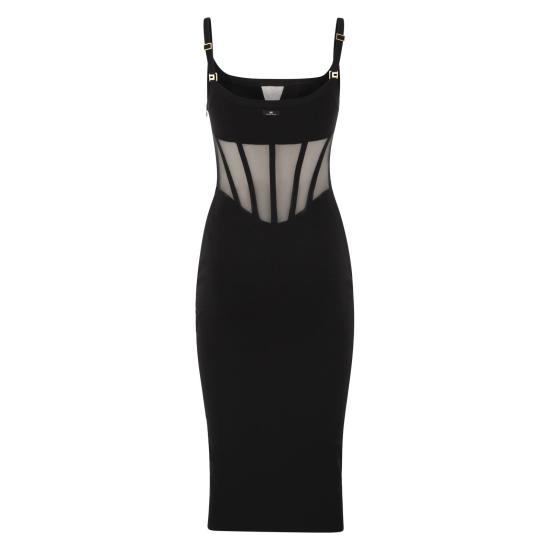 26FW 엘리자베타프랜치 미디 원피스 AM51S67E2 BLACK - ELISABETTA FRANCHI
