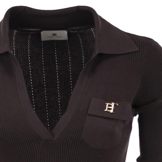 26FW 엘리자베타프랜치 미디 원피스 AM08B66E2 DARK BROWN - ELISABETTA FRANCHI