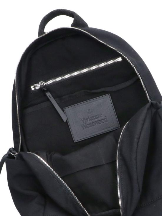 26FW 비비안웨스트우드 백팩 4A02000DU W01LK N401 BLACK DOM - VIVIENNE WESTWOOD