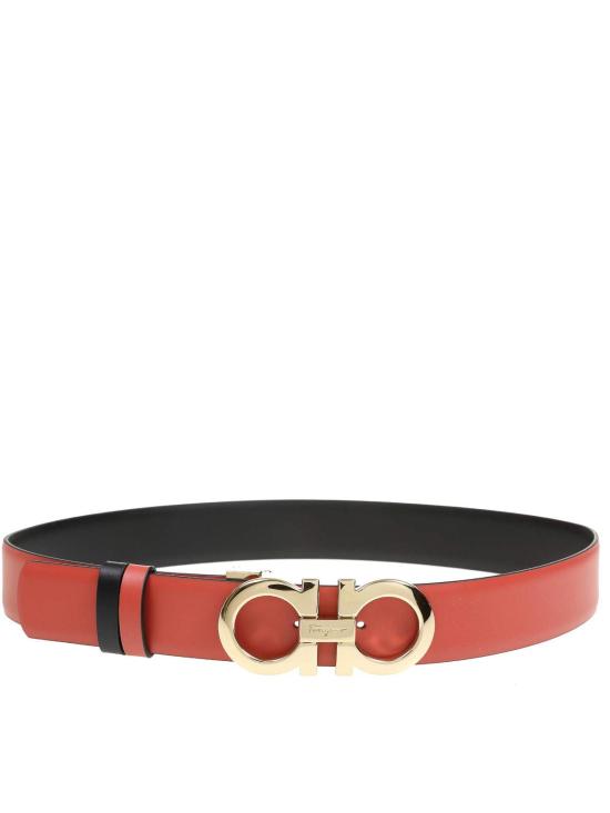 26FW 살바토레 페라가모 벨트 23A564LINGO LIGHT RED - SALVATORE FERRAGAMO